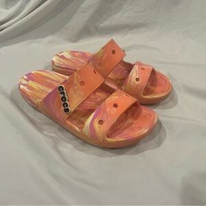 CROCS Multicolor Slide Sandals